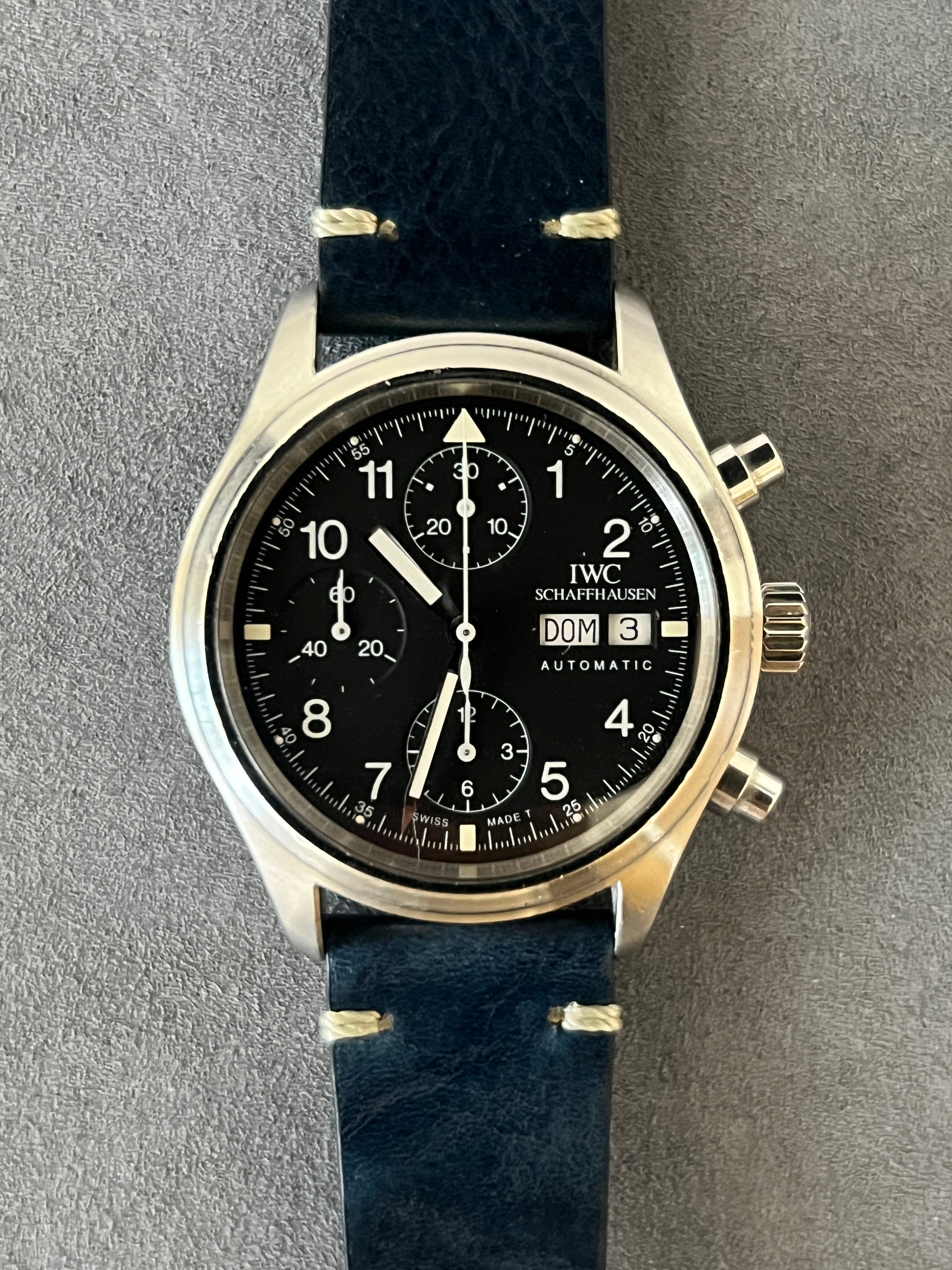 IWC メカニカル フリーガークロノグラフ Ref.3706 Cal.7922 自動巻