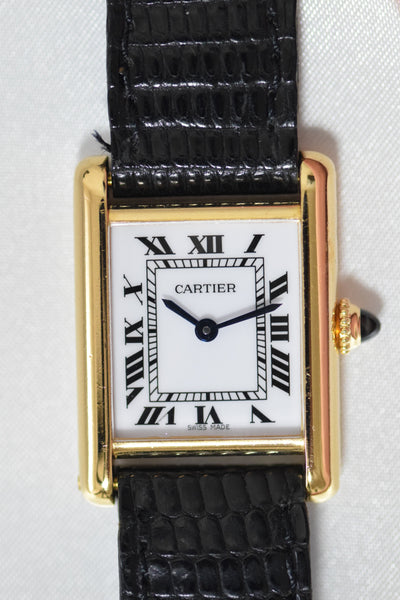 CARTIER カルティエ タンクルイカルティエ SMサイズ 18KYG 手巻き 1970年代