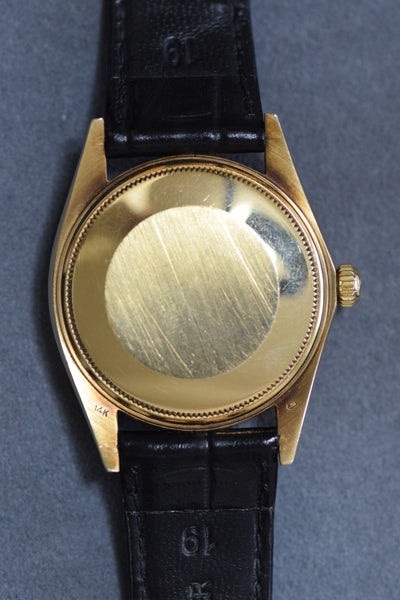 Rolex Oyster Perpetual Date Ref.1052 Zephyr Dial 1970s 14K Model