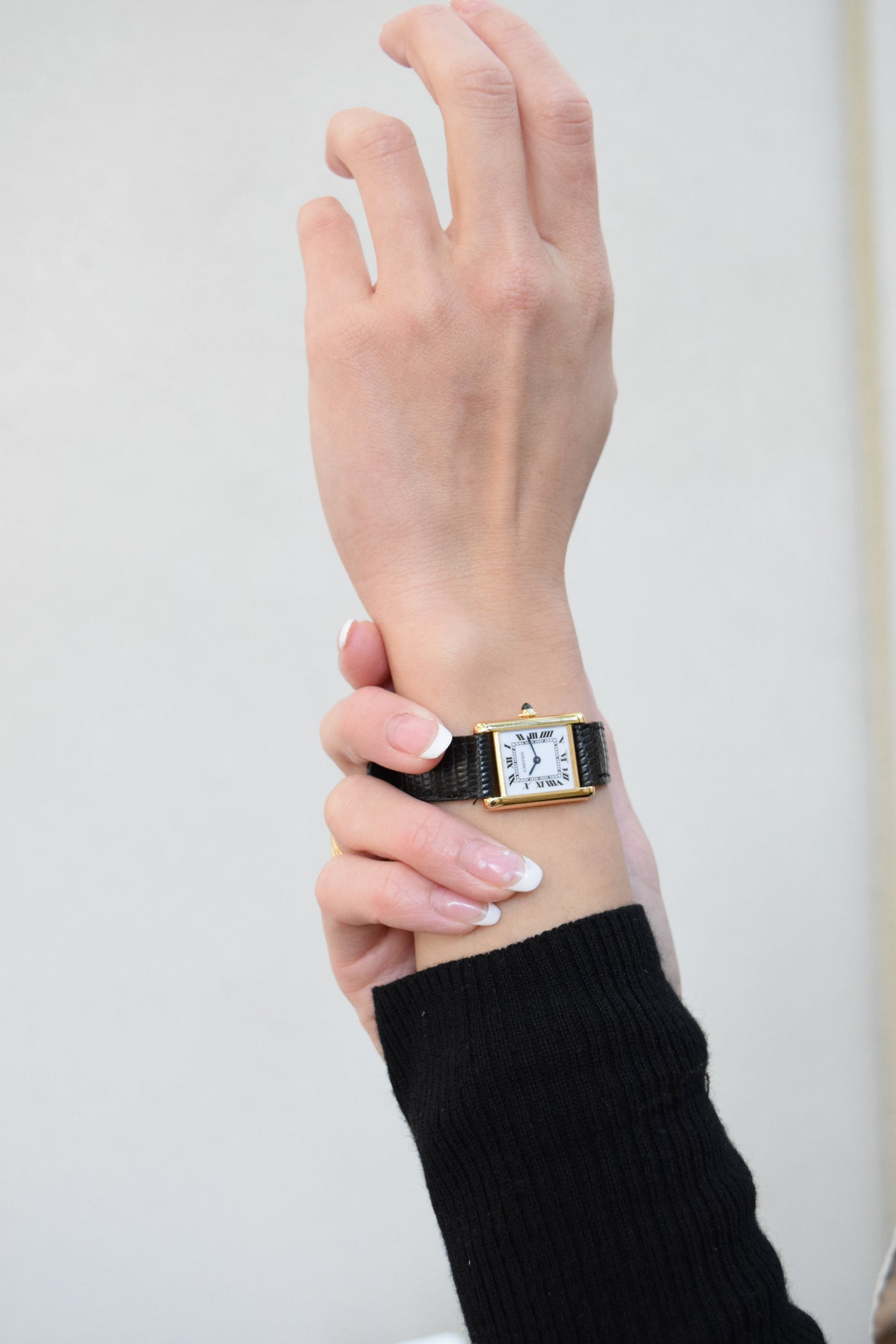 CARTIER カルティエ タンクルイカルティエ SMサイズ 18KYG 手巻き 1970年代