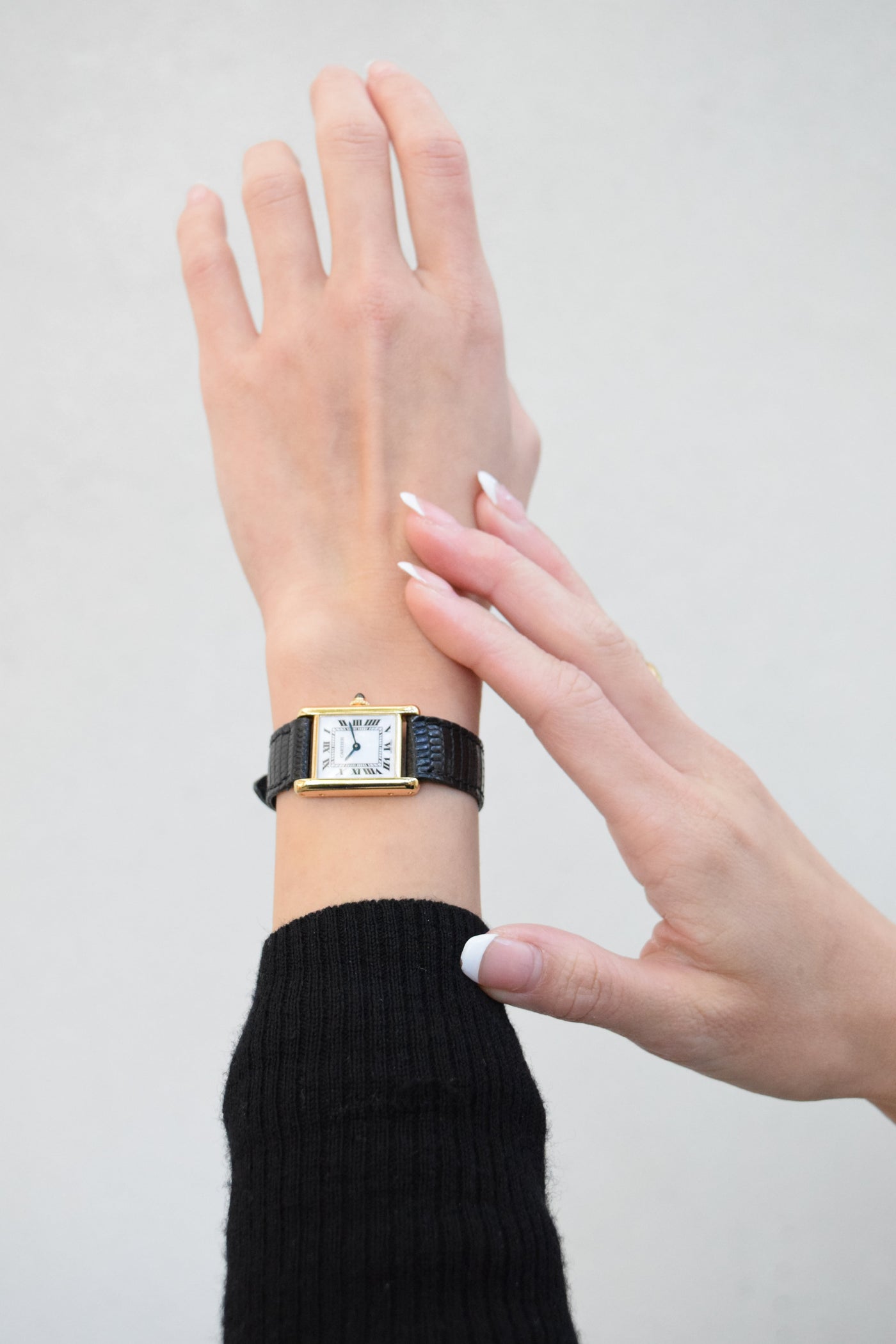 CARTIER カルティエ タンクルイカルティエ SMサイズ 18KYG 手巻き 1970年代