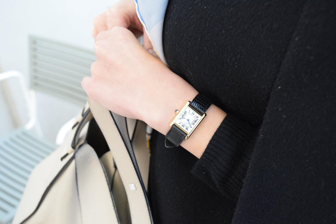 CARTIER カルティエ タンクルイカルティエ SMサイズ 18KYG 手巻き 1970年代