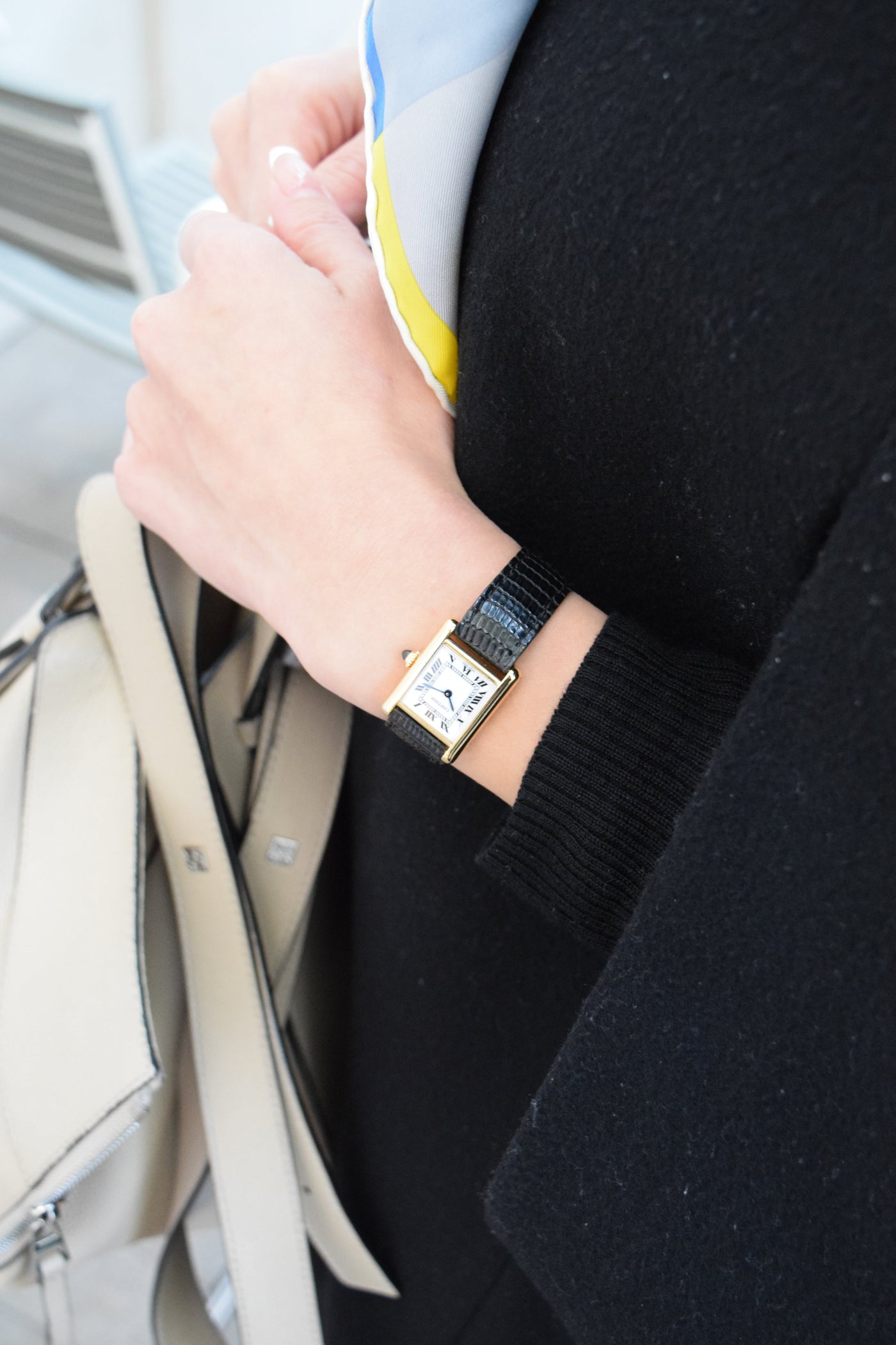 CARTIER カルティエ タンクルイカルティエ SMサイズ 18KYG 手巻き 1970年代