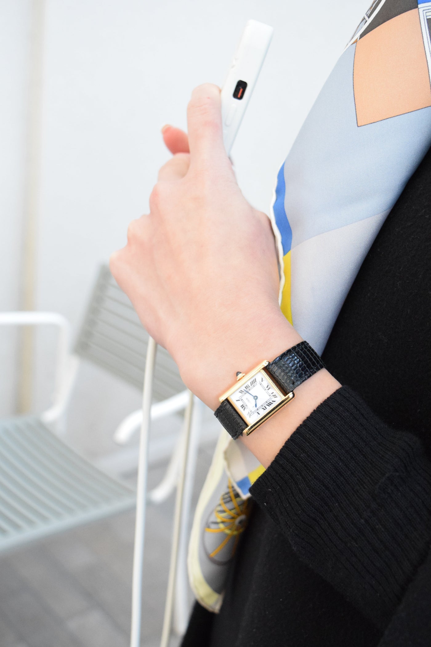 CARTIER カルティエ タンクルイカルティエ SMサイズ 18KYG 手巻き 1970年代