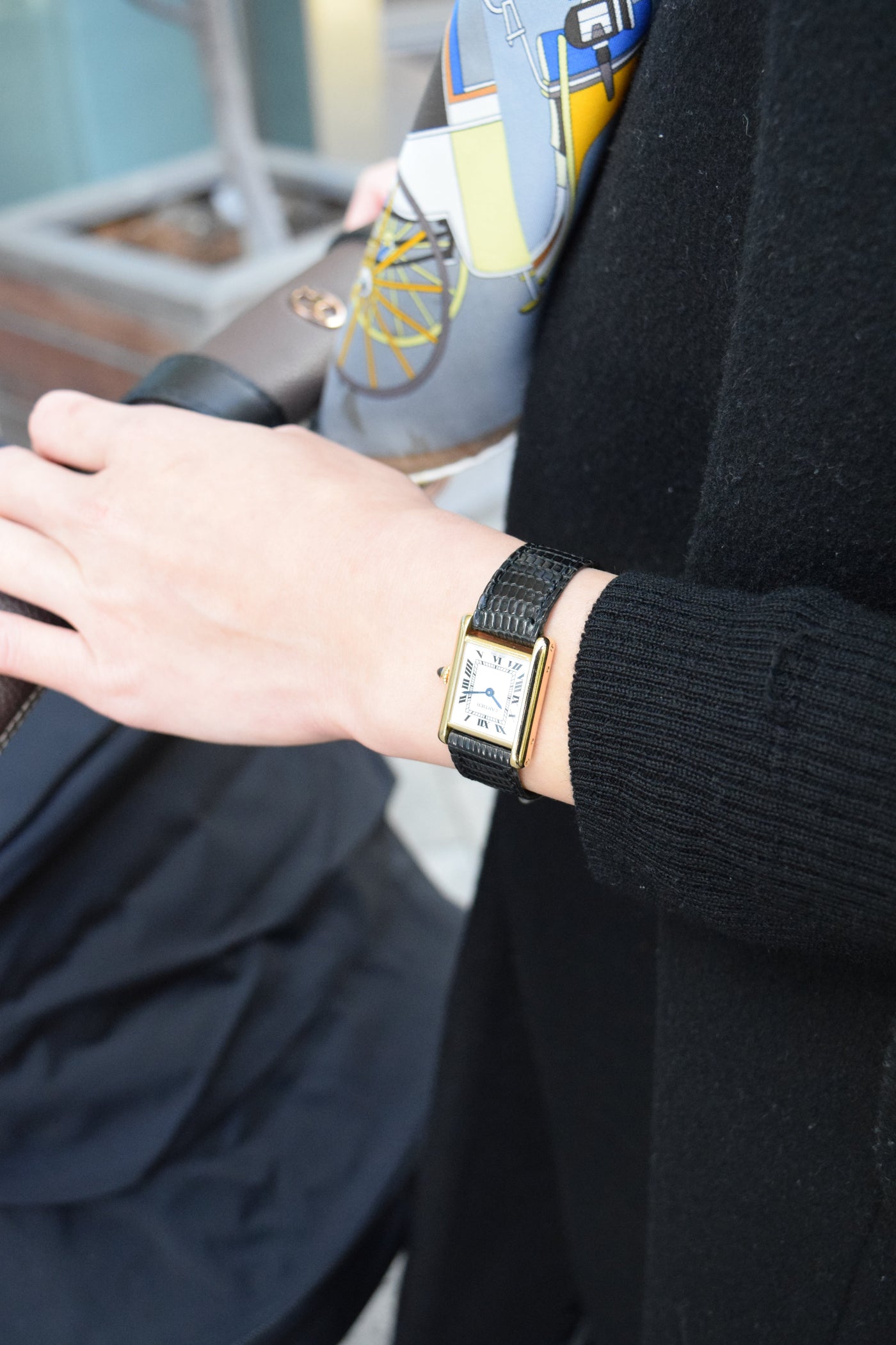 CARTIER カルティエ タンクルイカルティエ SMサイズ 18KYG 手巻き 1970年代