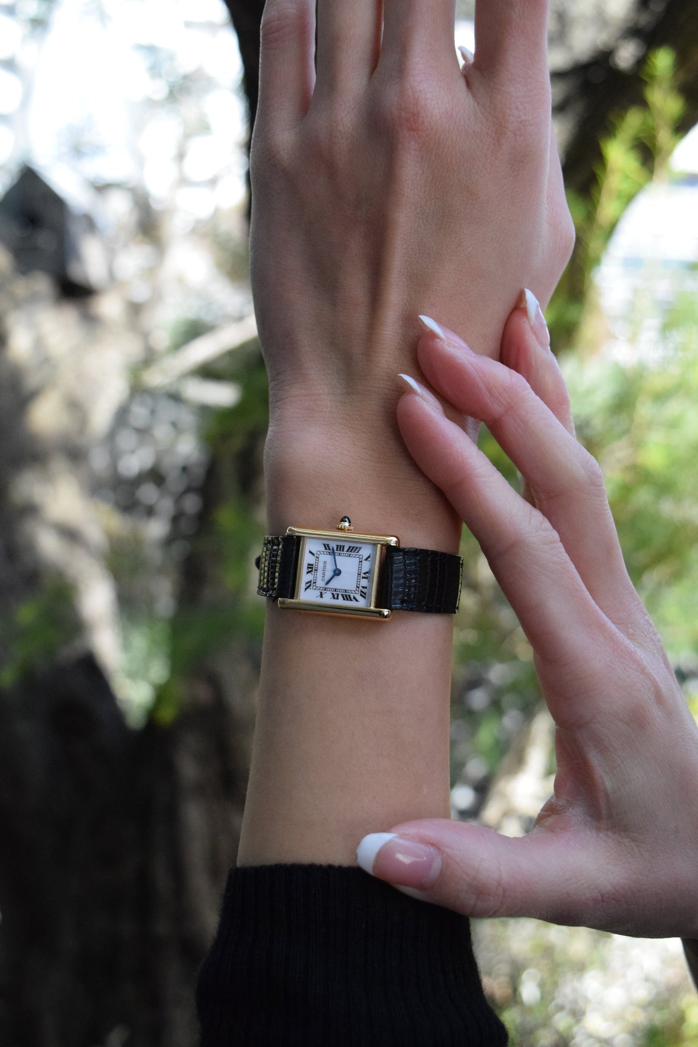 CARTIER カルティエ タンクルイカルティエ SMサイズ 18KYG 手巻き 1970年代