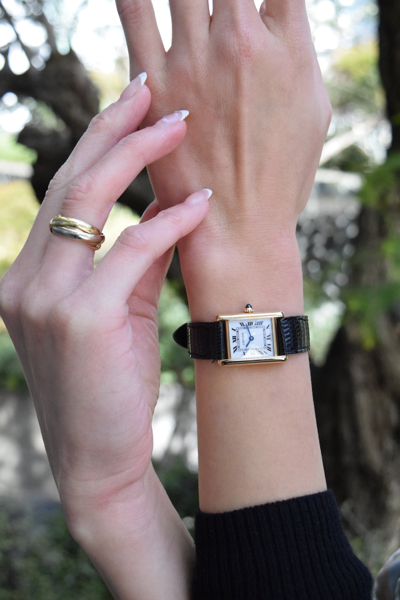 CARTIER カルティエ タンクルイカルティエ SMサイズ 18KYG 手巻き 1970年代