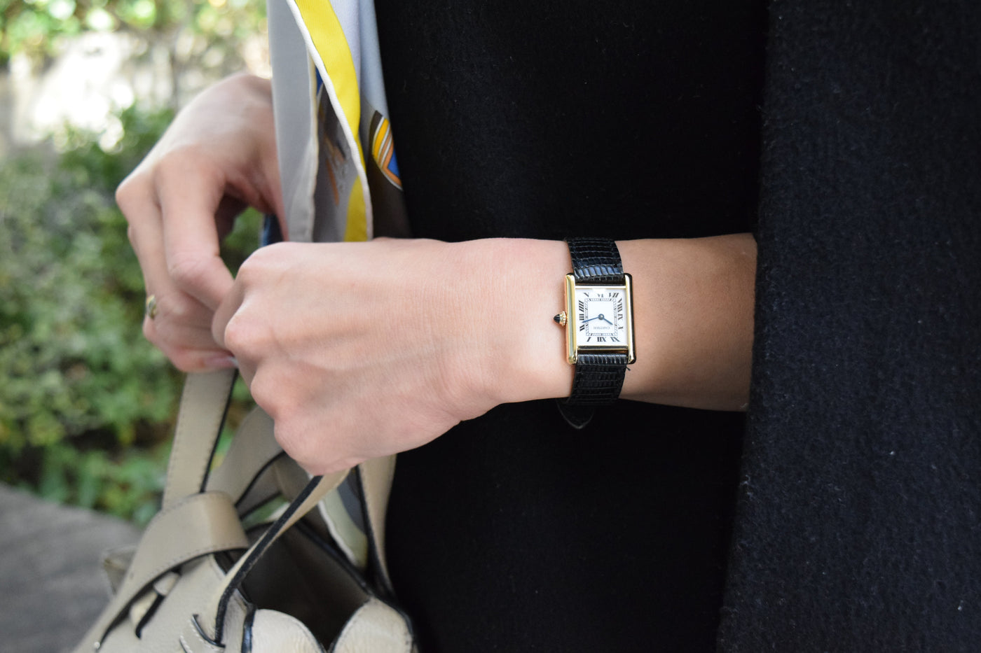 CARTIER カルティエ タンクルイカルティエ SMサイズ 18KYG 手巻き 1970年代