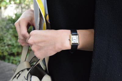 CARTIER カルティエ タンクルイカルティエ SMサイズ 18KYG 手巻き 1970年代