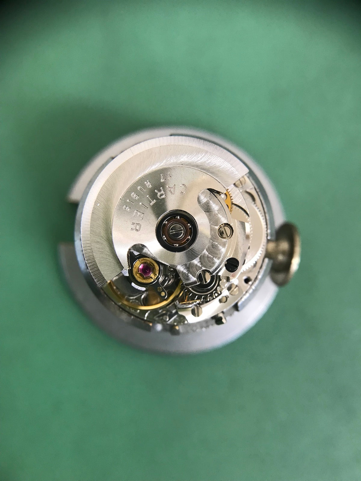 CARTIER カルティエ サントスカレ LMサイズ グレー ゴースト ステンレスモデル ゴドロンブレス Ref.2960 自動巻