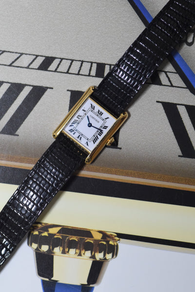 CARTIER カルティエ タンクルイカルティエ SMサイズ 18KYG 手巻き 1970年代