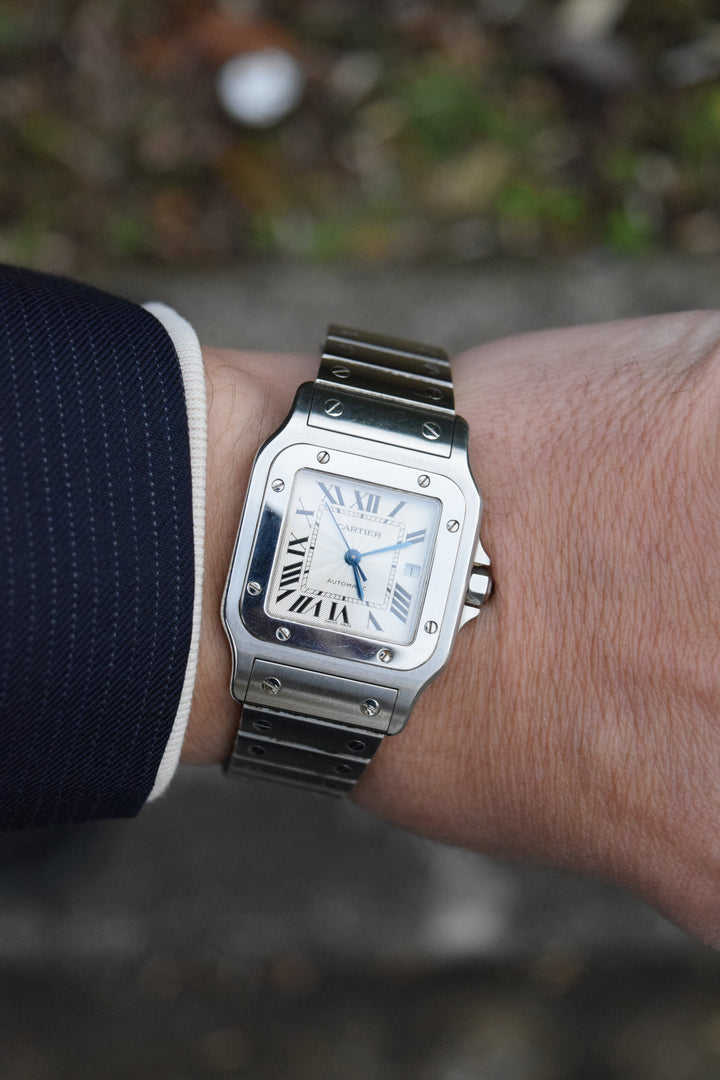 Cartier カルティエ 2319 サントスガルベLM コマ カルティエ サントスガルべLMサイズ 自動巻 オールステンレス Ref