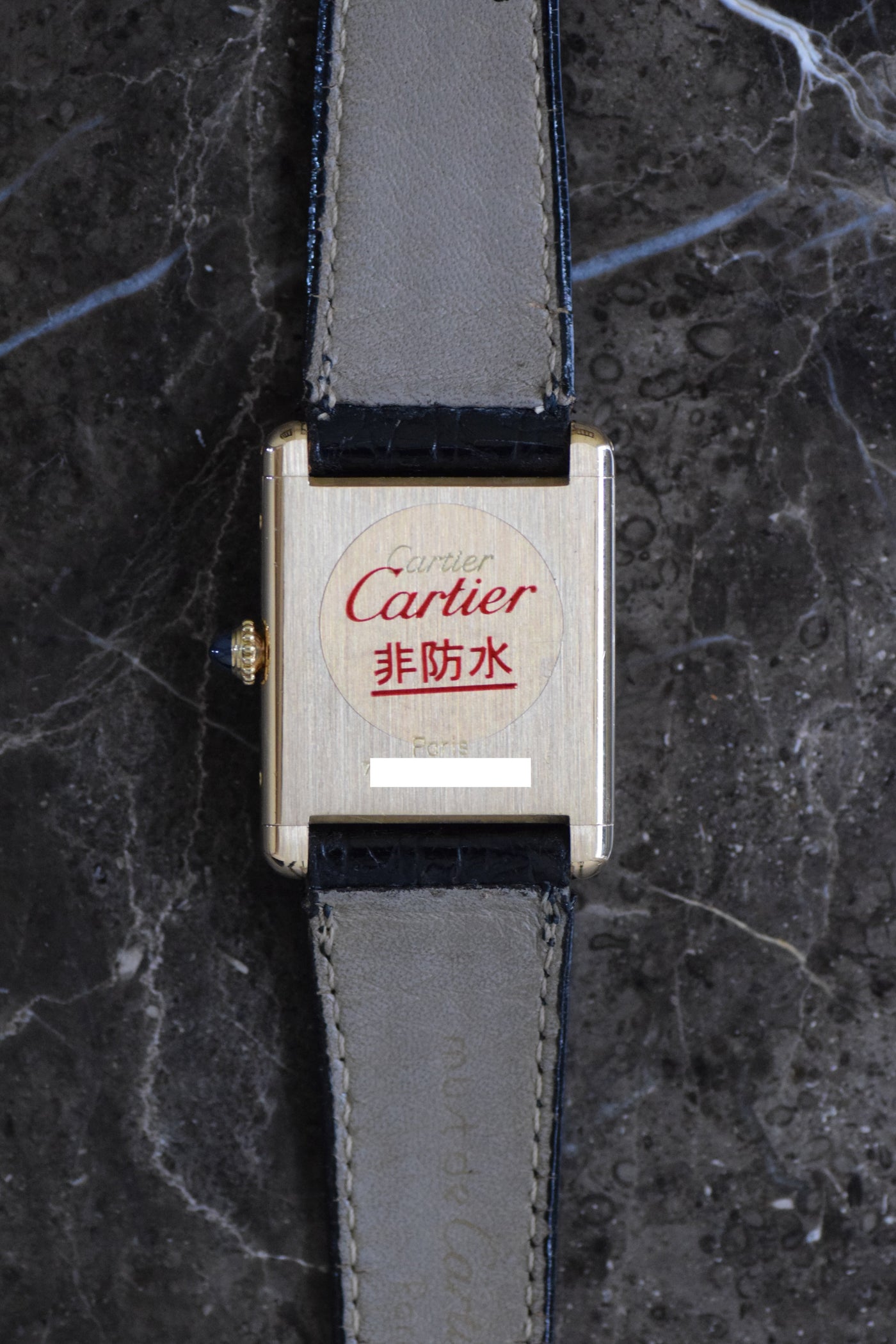 [International Lifetime Warranty Included] 18K Tank Louis Cartier 1970s Louis Cartier Collection PARIS Dial LM Size