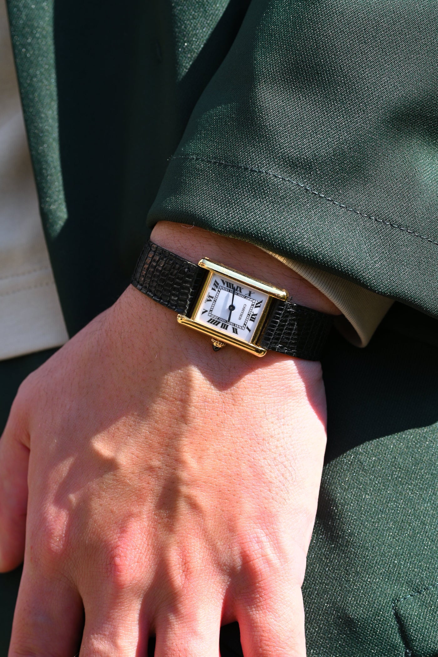 CARTIER カルティエ タンクルイカルティエ SMサイズ 18KYG 手巻き 1970年代