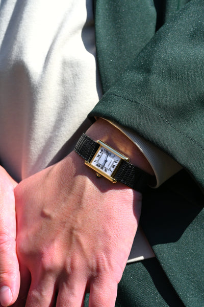 CARTIER カルティエ タンクルイカルティエ SMサイズ 18KYG 手巻き 1970年代