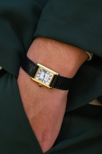 CARTIER カルティエ タンクルイカルティエ SMサイズ 18KYG 手巻き 1970年代