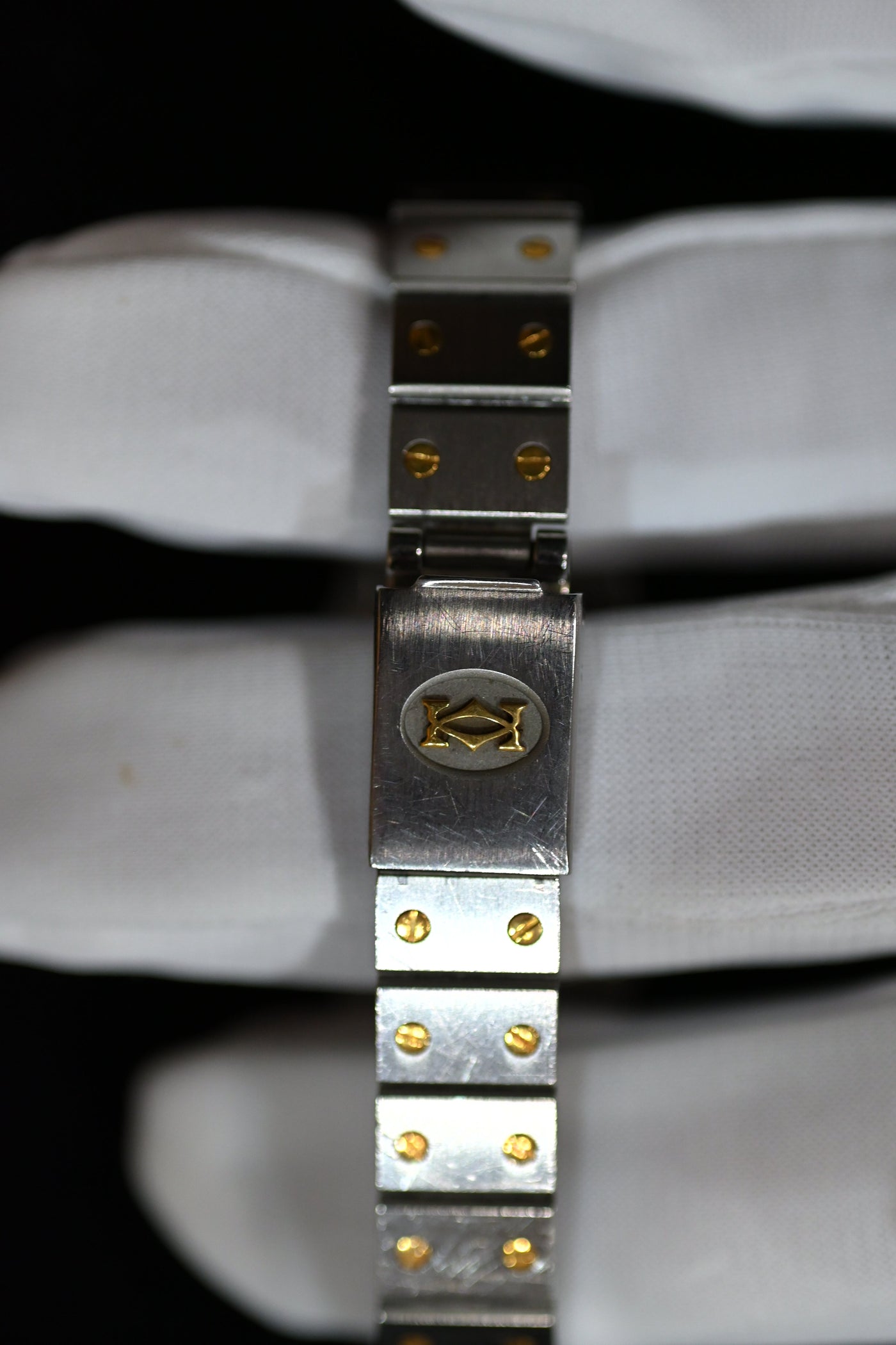 【バックオーダー品】CARTIER カルティエ サントスカレ SMサイズ バーガンディ YGコンビ 自動巻