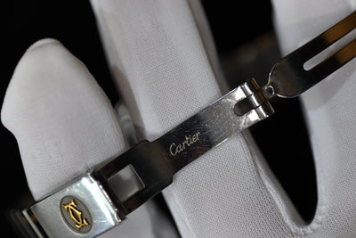 【バックオーダー品】CARTIER カルティエ サントスカレ SMサイズ バーガンディ YGコンビ 自動巻