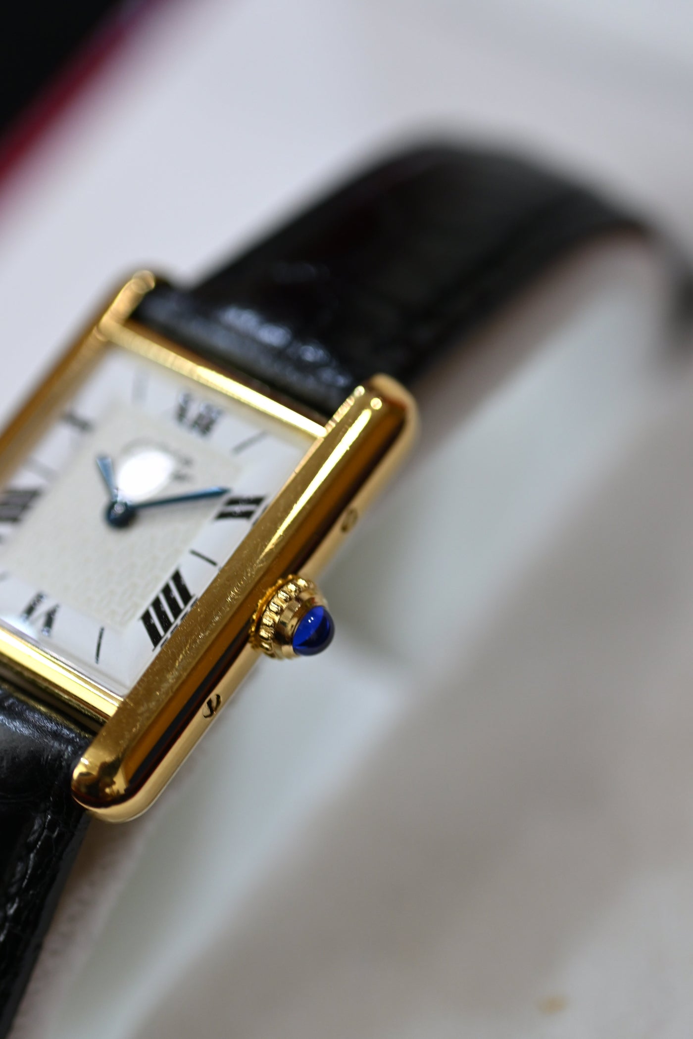 CARTIER カルティエ マストタンク SMサイズ 飛びローマン クォーツ