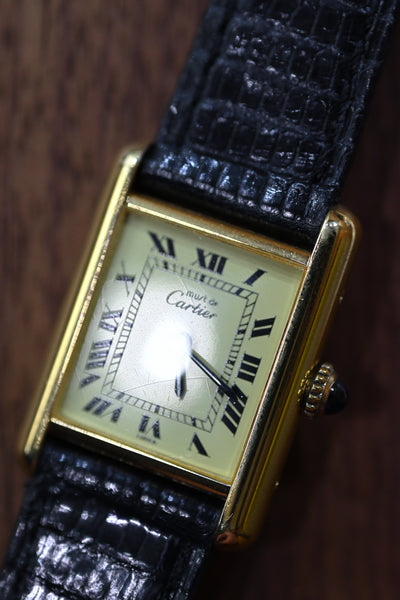 CARTIER カルティエ マストタンク SMサイズ 手巻き