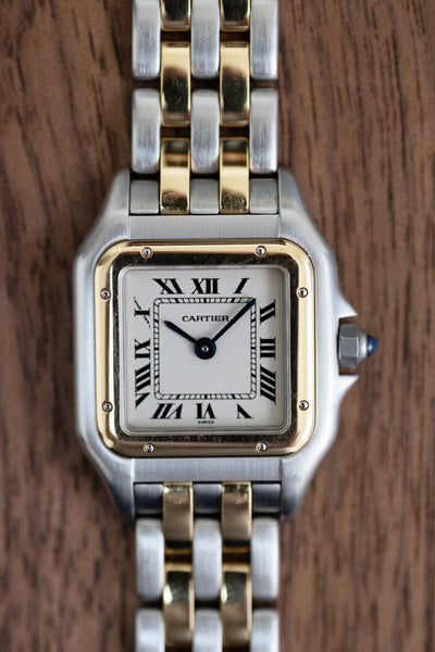CARTIER カルティエ パンテール SMサイズ YGコンビ ２ロウ クォーツ