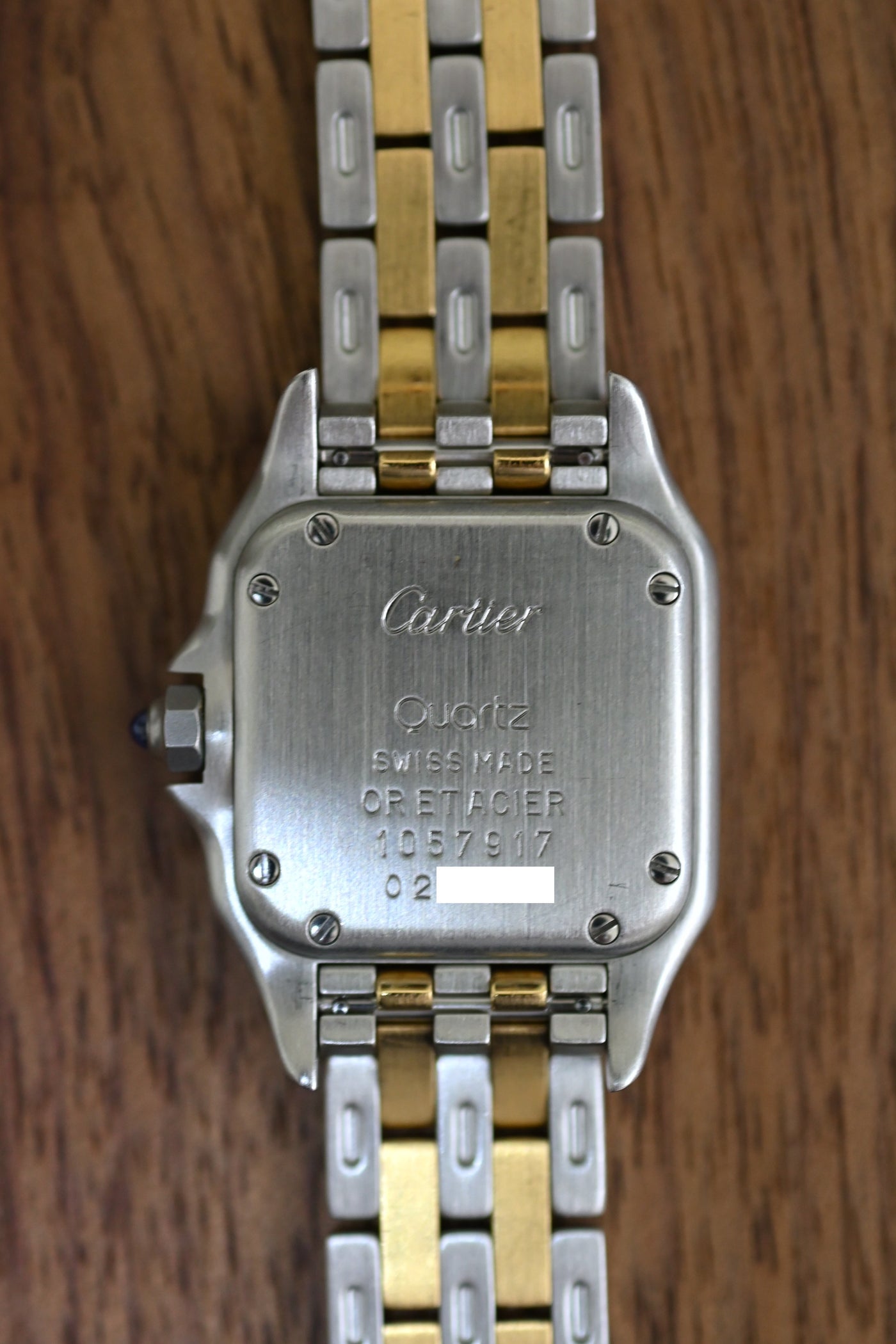 CARTIER カルティエ パンテール SMサイズ YGコンビ ２ロウ クォーツ