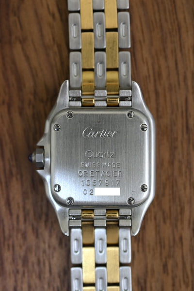 CARTIER カルティエ パンテール SMサイズ YGコンビ ２ロウ クォーツ