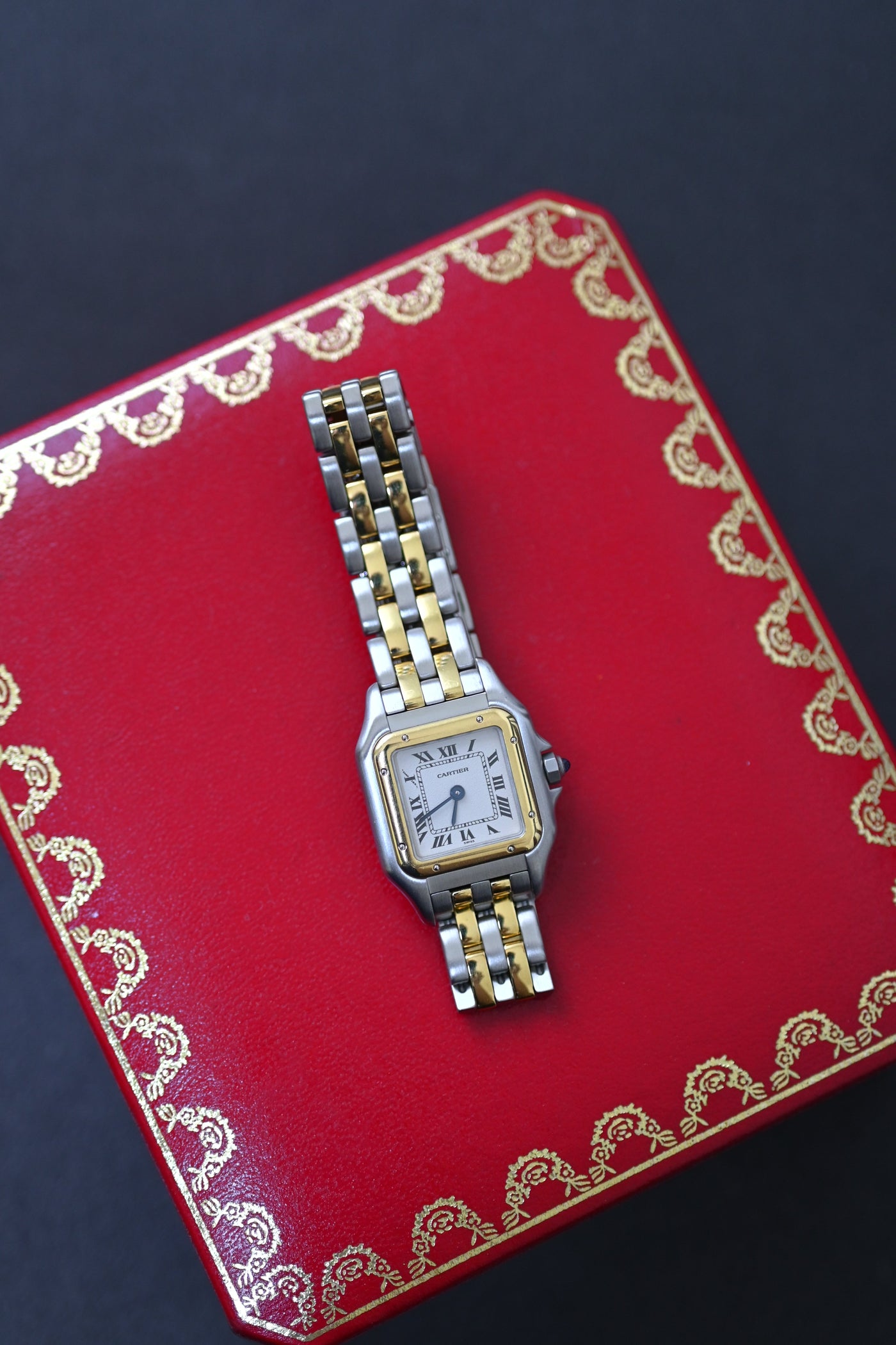 CARTIER カルティエ パンテール SMサイズ YGコンビ ２ロウ クォーツ