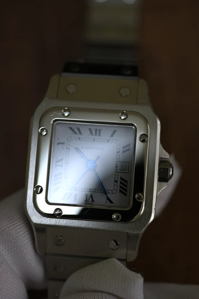 CARTIER カルティエ サントスカレ LMサイズ ステンレスモデル Ref.2960 自動巻