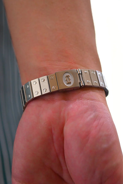 CARTIER カルティエ サントスカレ LMサイズ ステンレスモデル Ref.2960 自動巻