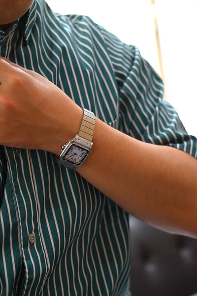 CARTIER カルティエ サントスカレ LMサイズ ステンレスモデル Ref.2960 自動巻