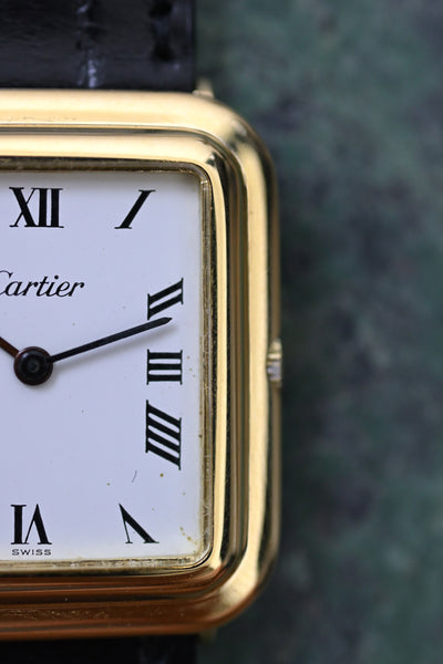CARTIER カルティエ タンク 18KYG ヘキサゴンケース 1970年代