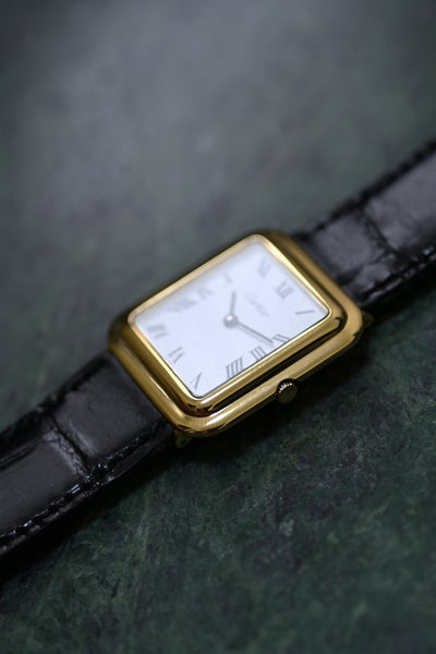 CARTIER カルティエ タンク 18KYG ヘキサゴンケース 1970年代