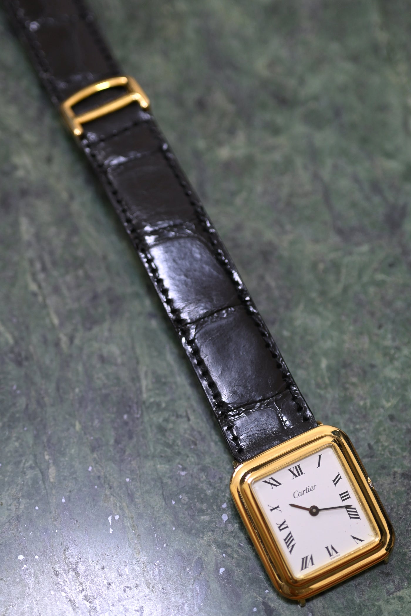 CARTIER カルティエ タンク 18KYG ヘキサゴンケース 1970年代