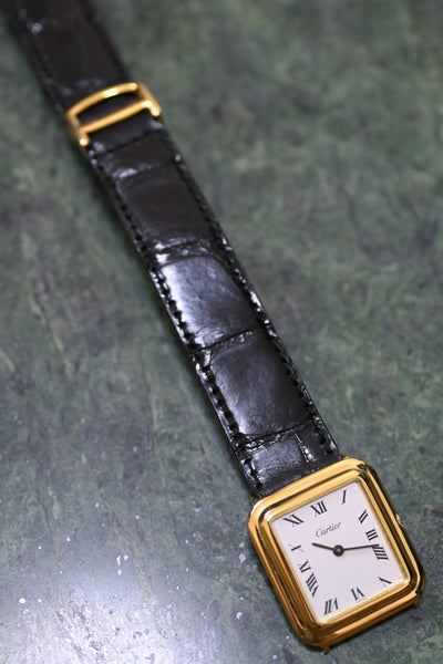 CARTIER カルティエ タンク 18KYG ヘキサゴンケース 1970年代
