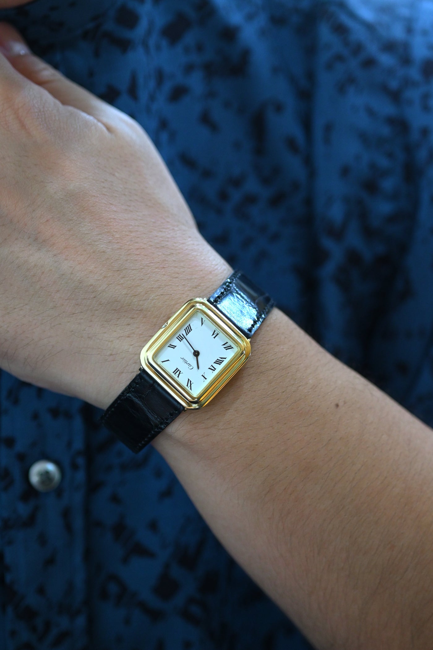 CARTIER カルティエ タンク 18KYG ヘキサゴンケース 1970年代