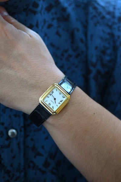 CARTIER カルティエ タンク 18KYG ヘキサゴンケース 1970年代