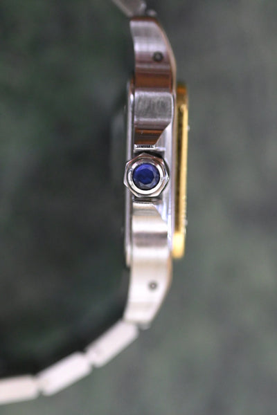 CARTIER カルティエ サントスカレ SMサイズ グレー ゴースト YGコンビ 自動巻