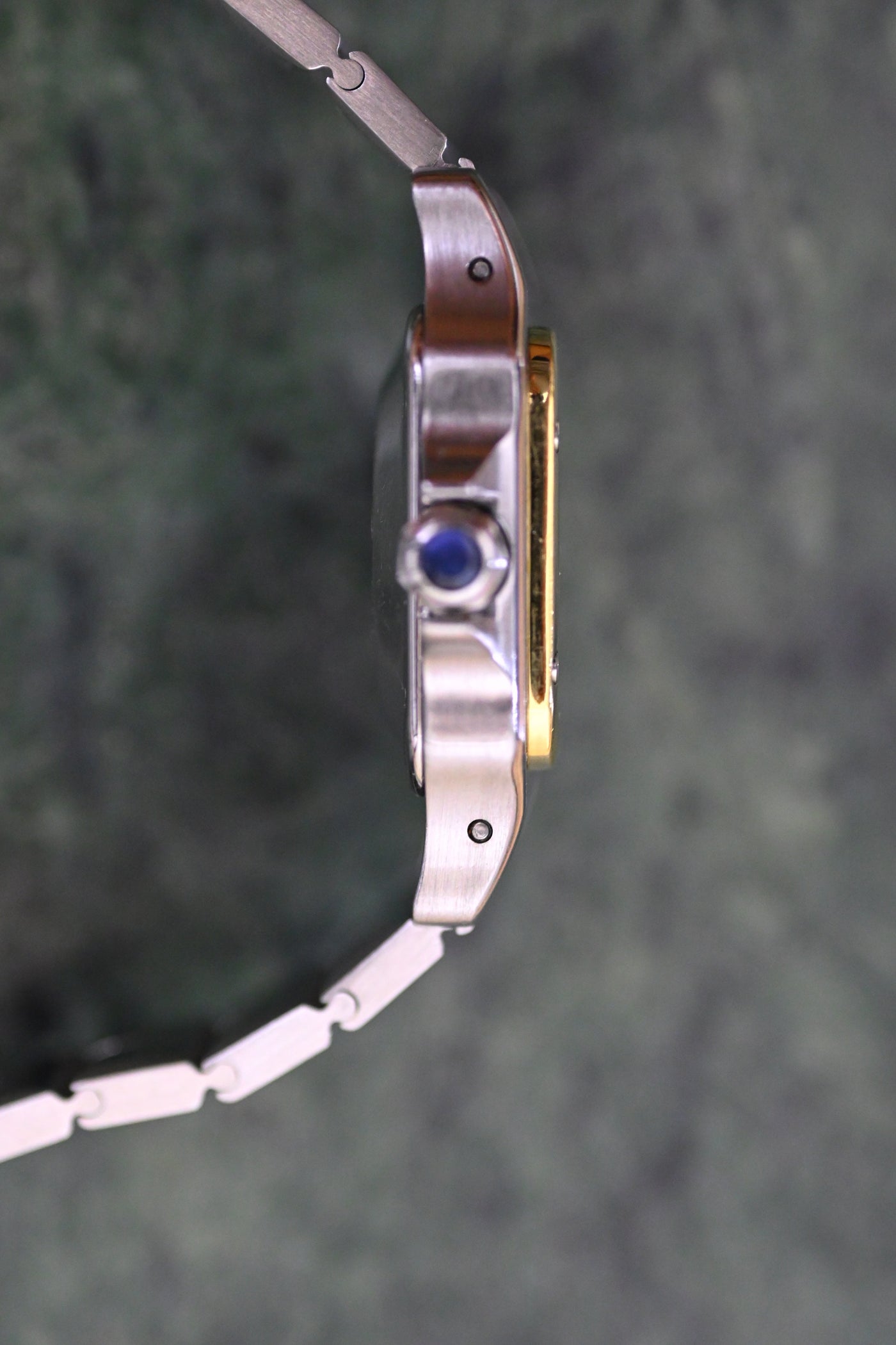 CARTIER カルティエ サントスカレ SMサイズ グレー ゴースト YGコンビ 自動巻