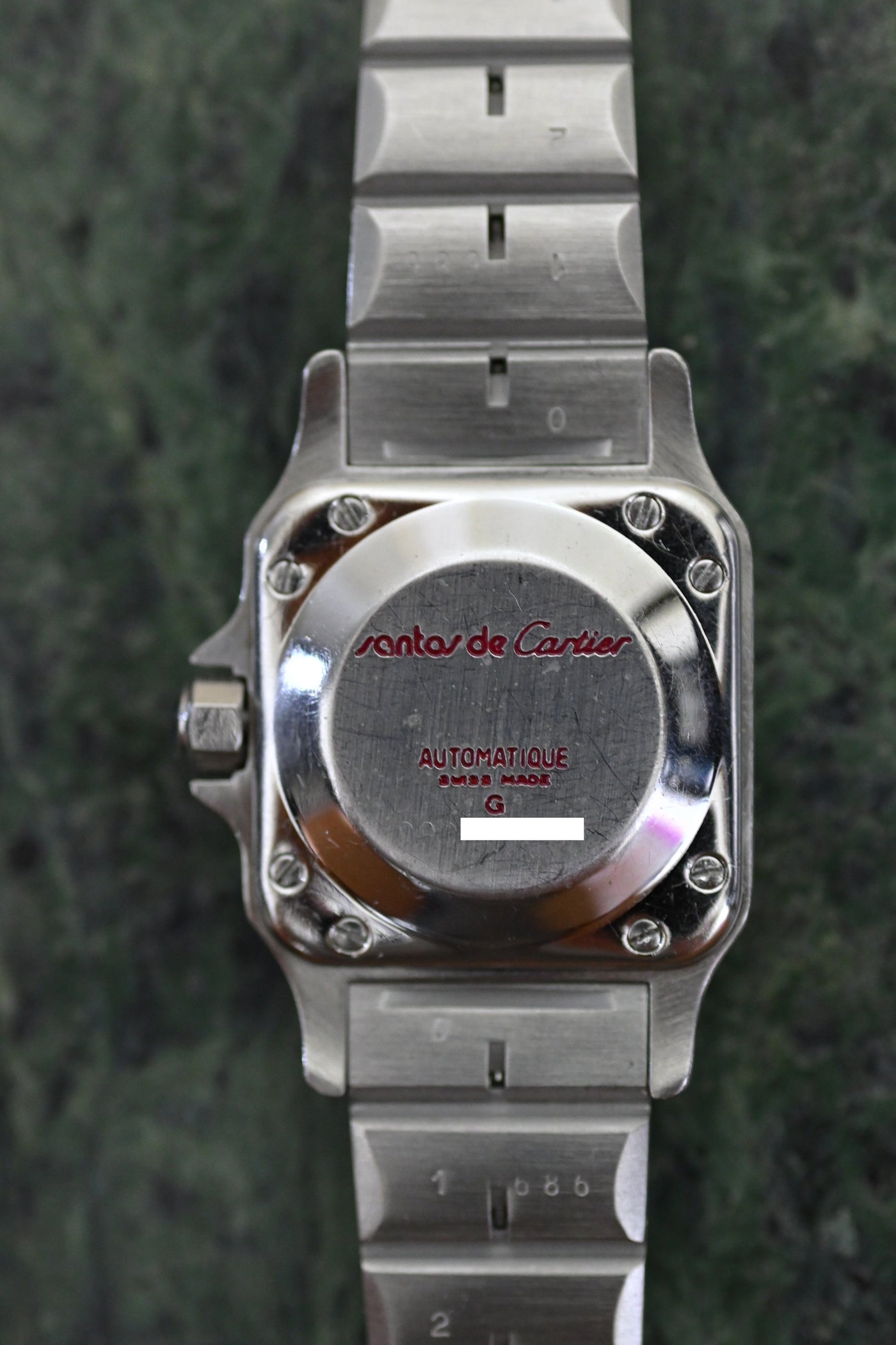 CARTIER カルティエ サントスカレ SMサイズ グレー ゴースト YGコンビ 自動巻