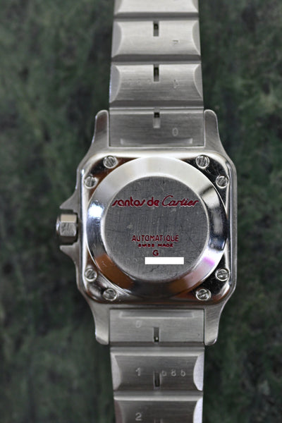 CARTIER カルティエ サントスカレ SMサイズ グレー ゴースト YGコンビ 自動巻