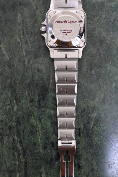 CARTIER カルティエ サントスカレ SMサイズ グレー ゴースト YGコンビ 自動巻