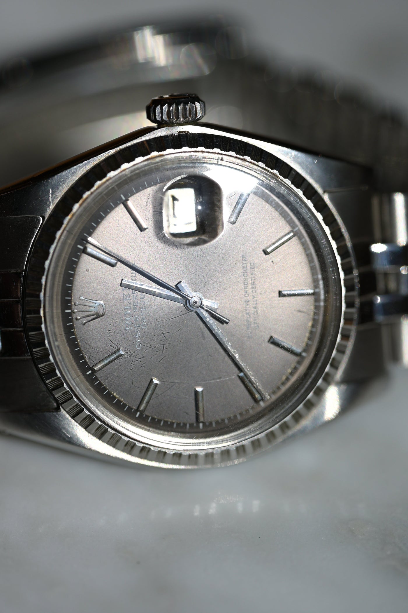 ROLEX ロレックス デイトジャスト Ref.1603 グレーゴースト文字盤 ノンルミナス