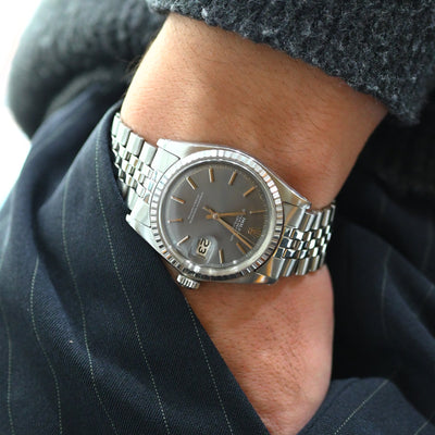 ROLEX ロレックス デイトジャスト Ref.1603 グレーゴースト文字盤 ノンルミナス