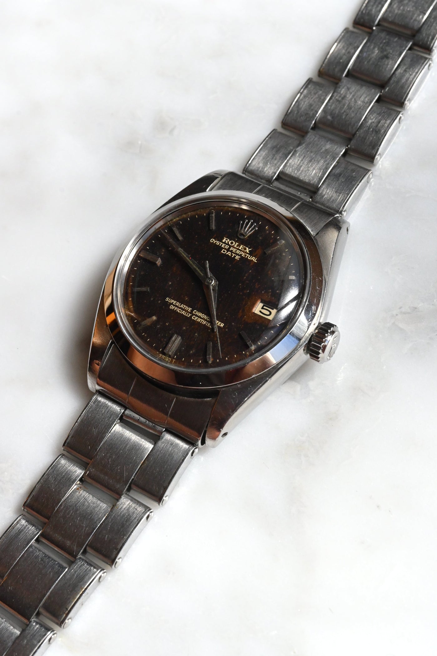 箱/保証書付き ROLEX ロレックス オイスターパーペチュアルデイト Ref
