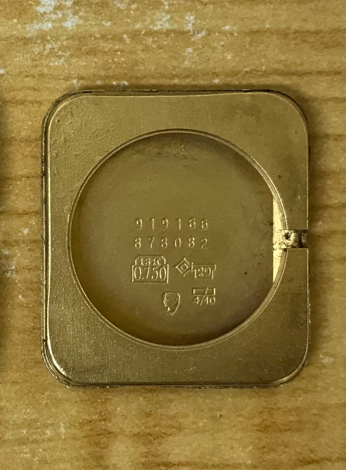 CARTIER カルティエ タンク 18KYG ヘキサゴンケース 1970年代