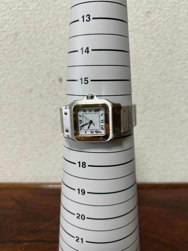 カルティエ サントスガルべLMサイズ ステンレス x ゴールドコンビ自動