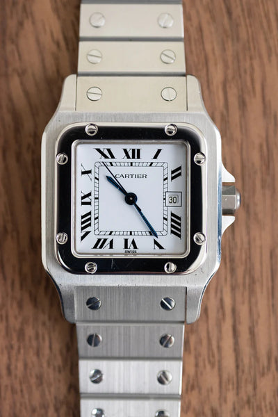 CARTIER カルティエ サントスカレ LMサイズ ステンレスモデル Ref.2960 自動巻