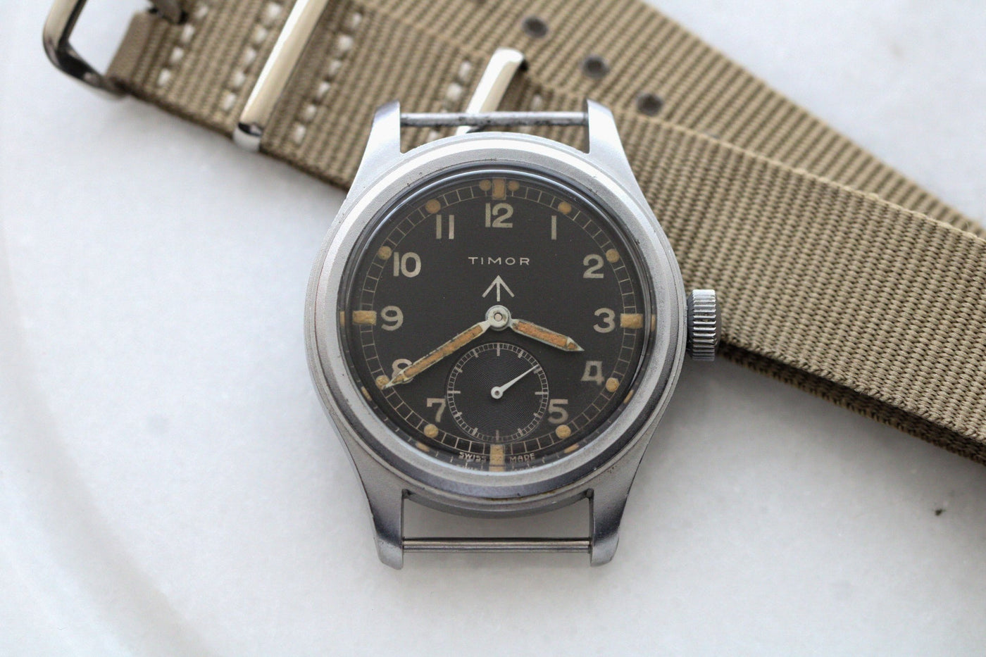 WW2 ティモール ダーティ・ダース ミリタリーウォッチ　軍用腕時計 1945年頃