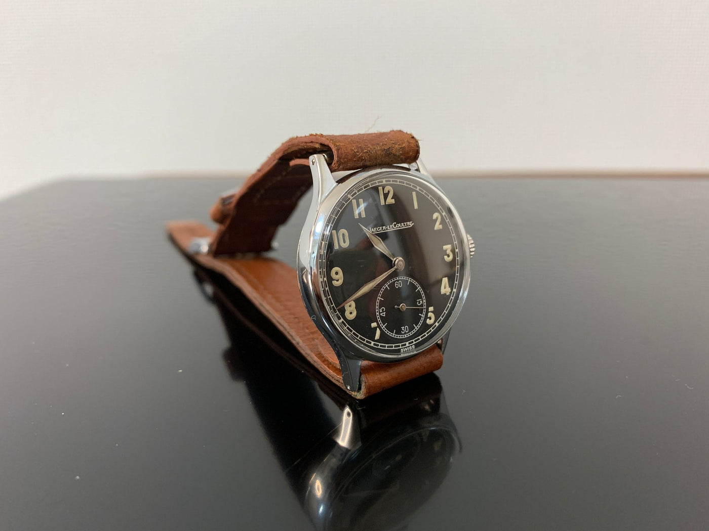 Jaeger-LeCoultre military wristwatch WWII German officer cal.P460/A Wehrmacht